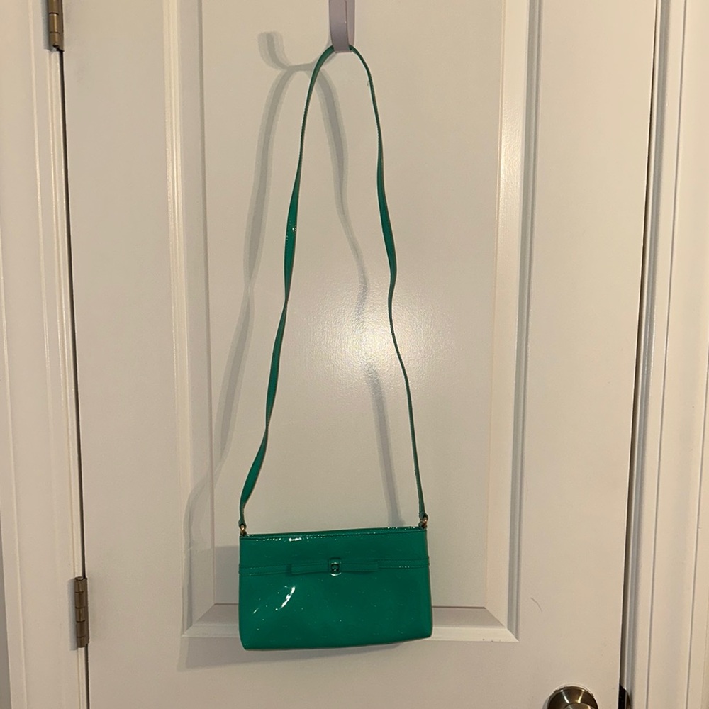 Kate Spade Green Crossbody Bag with Adjustable Strap